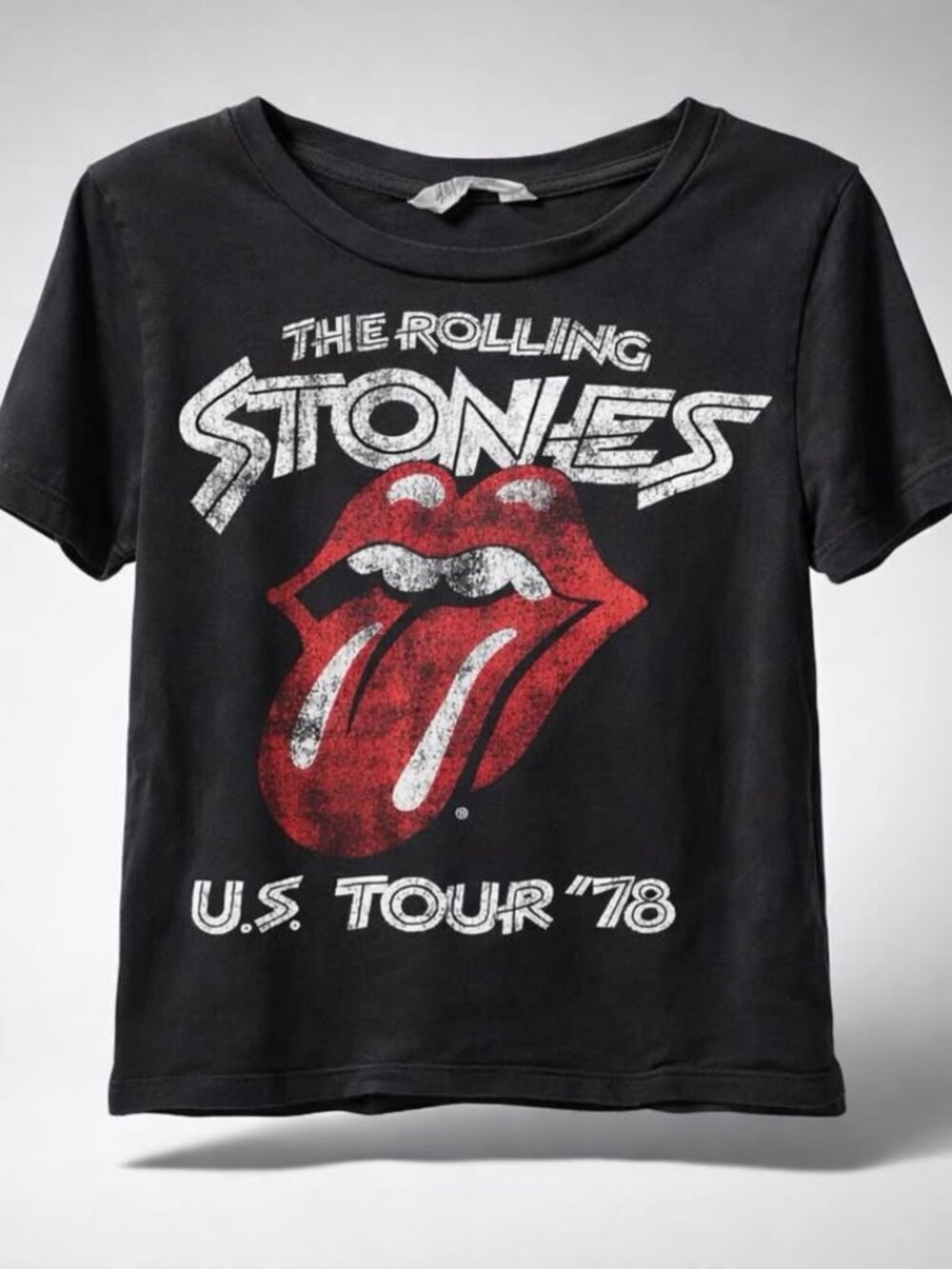 H&M Rolling Stones "U.S. Tour '78" Kids T-Shirt — Size 4–6Y